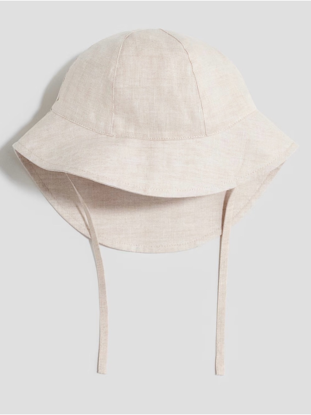 H&M 100% Linen baby hat 6-9 months
